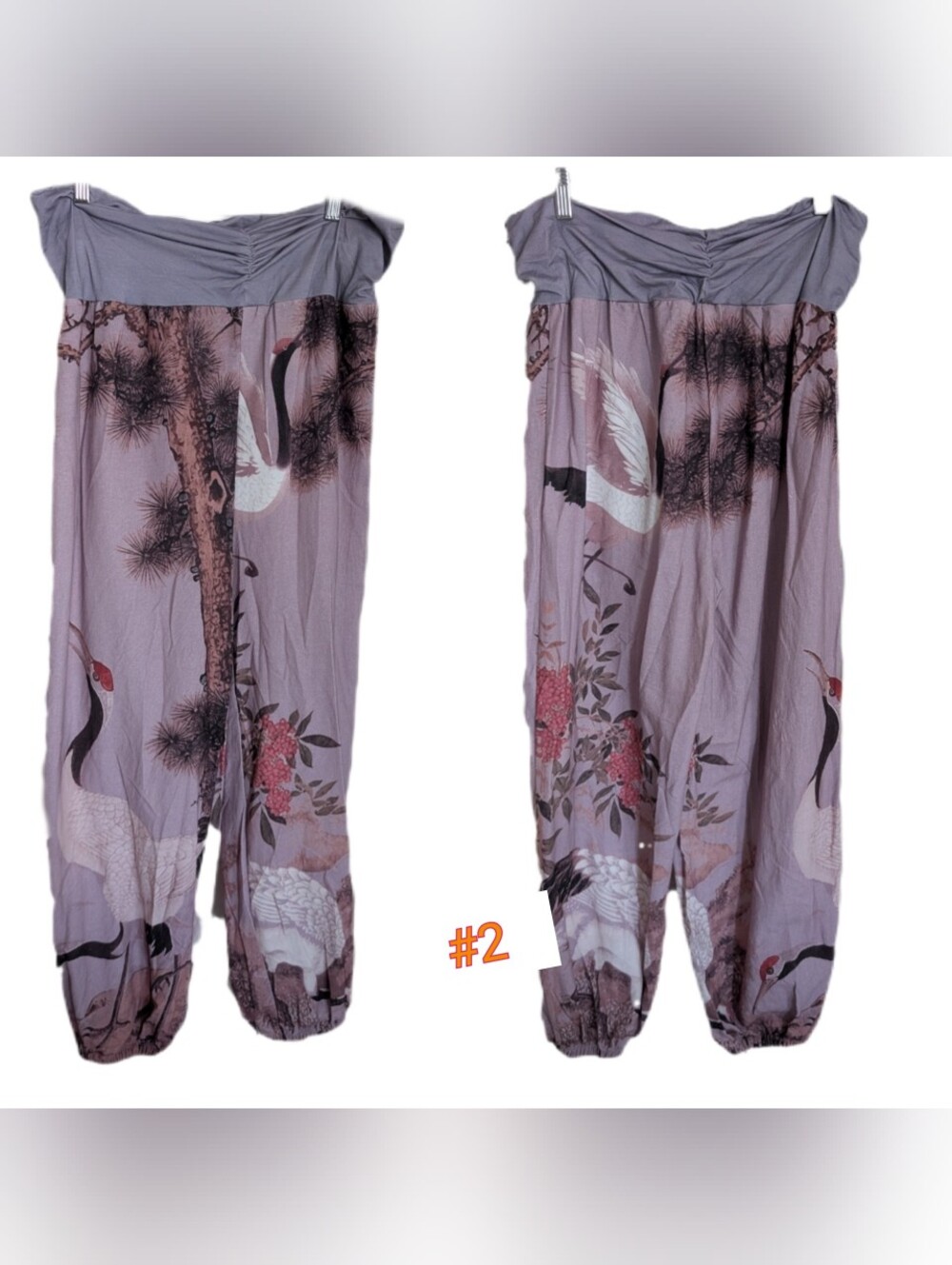Buddha Stones Harem Pants LARGE